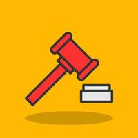 Gavel Vector Icon Design