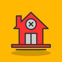 No Home Vector Icon Design