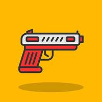 diseño de icono de vector de pistola