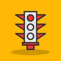 Traffic Signal Vector Icon Design