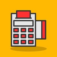 Pos Terminal Vector Icon Design