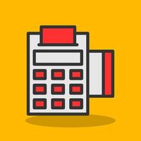 Pos Terminal Vector Icon Design