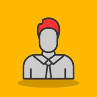 Male Employee Vector Icon Design