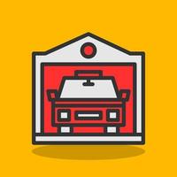 Garage Vector Icon Design