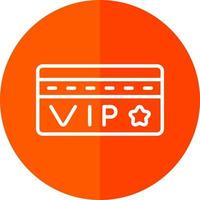 Vip Card Vector Icon Design