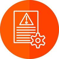 Risk Management Vector Icon Design