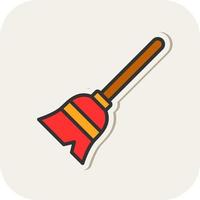 Broom Vector Icon Design