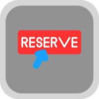 diseño de icono de vector de reserva