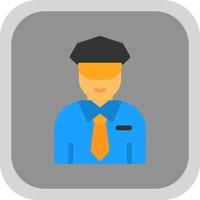 Security Guard Vector Icon Design