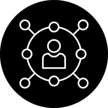 icono de vector de red