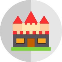 diseño de icono de vector de castillo