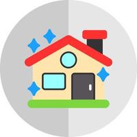 Clean House Vector Icon Design