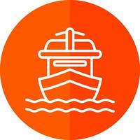 Yatch Vector Icon Design