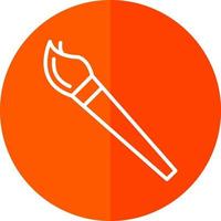 Paint Brush Vector Icon Design