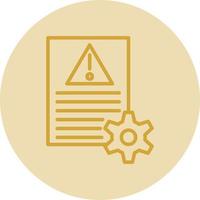 Risk Management Vector Icon Design