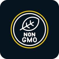 diseño de icono de vector no gmo