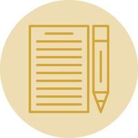 Write Vector Icon Design