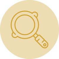 Frying Pan Vector Icon Design