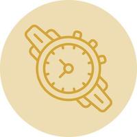 diseño de icono de vector de reloj de pulsera