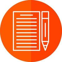 Write Vector Icon Design