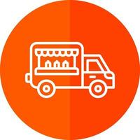 Food Truck Vector Icon Design