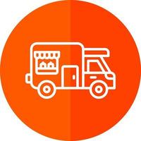 Food Truck Vector Icon Design