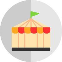 Circus Tent Vector Icon Design