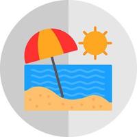 Beach Vector Icon Design