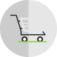 Trolley Vector Icon Design