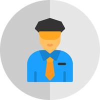 Security Guard Vector Icon Design