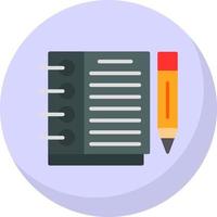 Sketchbook Vector Icon Design