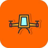 Air Taxi Vector Icon Design