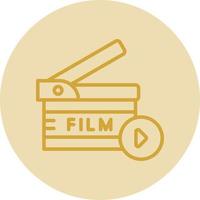 diseño de icono de vector de filmación