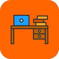 Work Table Vector Icon Design