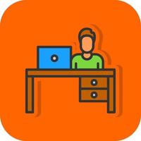 Workplace Vector Icon Design