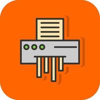 Paper Shredder Vector Icon Design