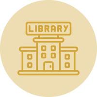 Library Vector Icon Design