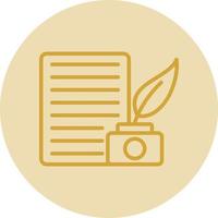 Manuscript Vector Icon Design