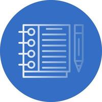 Sketchbook Vector Icon Design