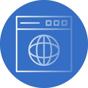 diseño de icono de vector de navegador