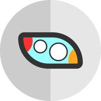 Headlight Vector Icon Design