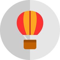 Hot Air Balloon Vector Icon Design