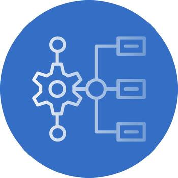 diseño de icono de vector de flujo de trabajo