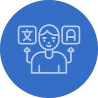 Translator Vector Icon Design