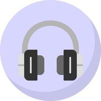 diseño de icono de vector de auriculares