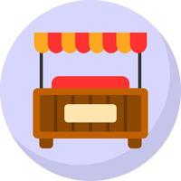 Food Stall Vector Icon Design