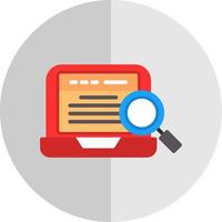 Online Search Vector Icon Design