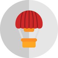 Hot Air Balloon Vector Icon Design