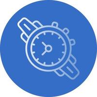 diseño de icono de vector de reloj de pulsera