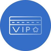 Vip Card Vector Icon Design